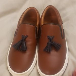 Atlanta moccasin slip on leather shoes